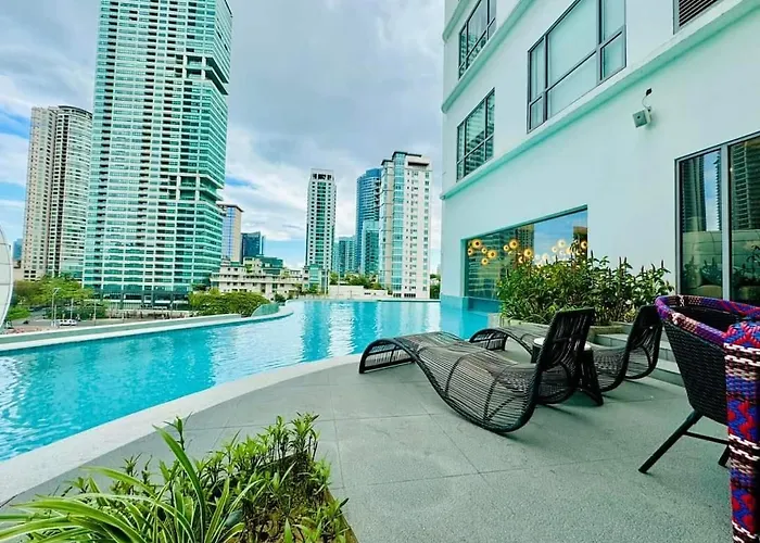 Near Makati And Bgc Free Pool And Gym Access